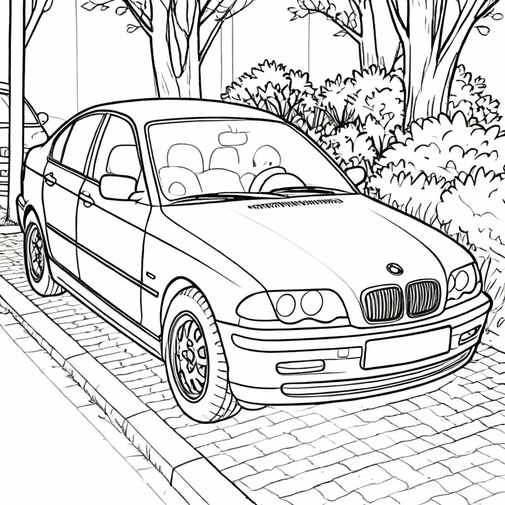 kolorowanka bmw e46