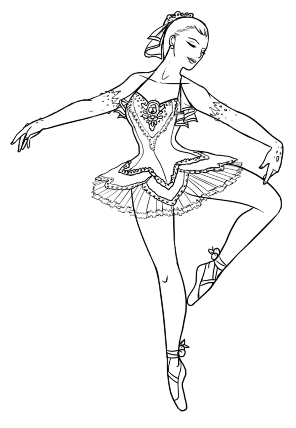 balerina, baletnica, strój