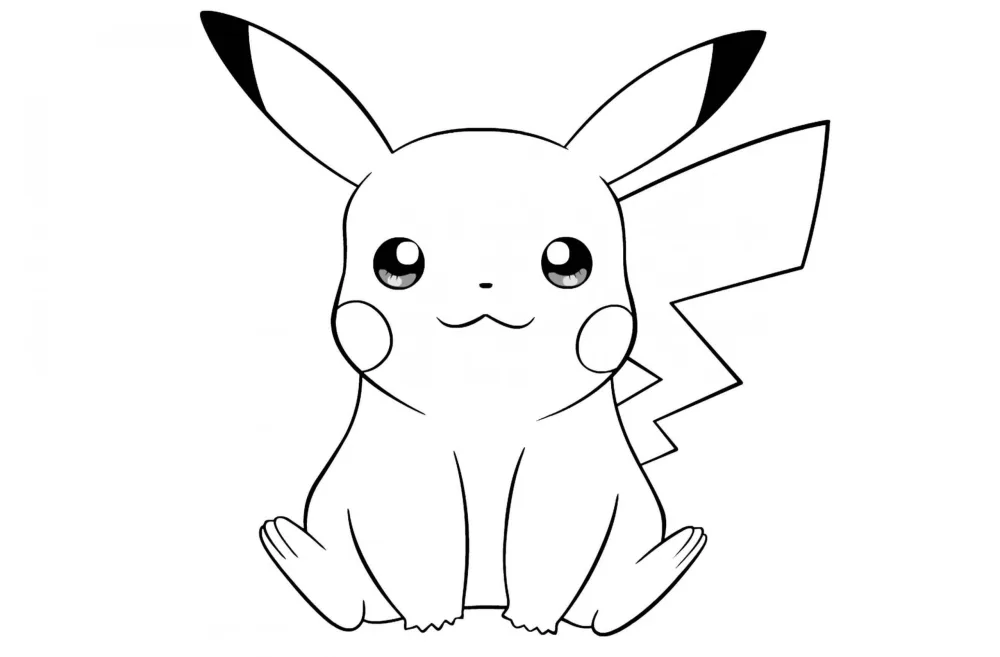 Cute Pichu Coloring Pages / 20+ Free Printable Pikachu Coloring Pages