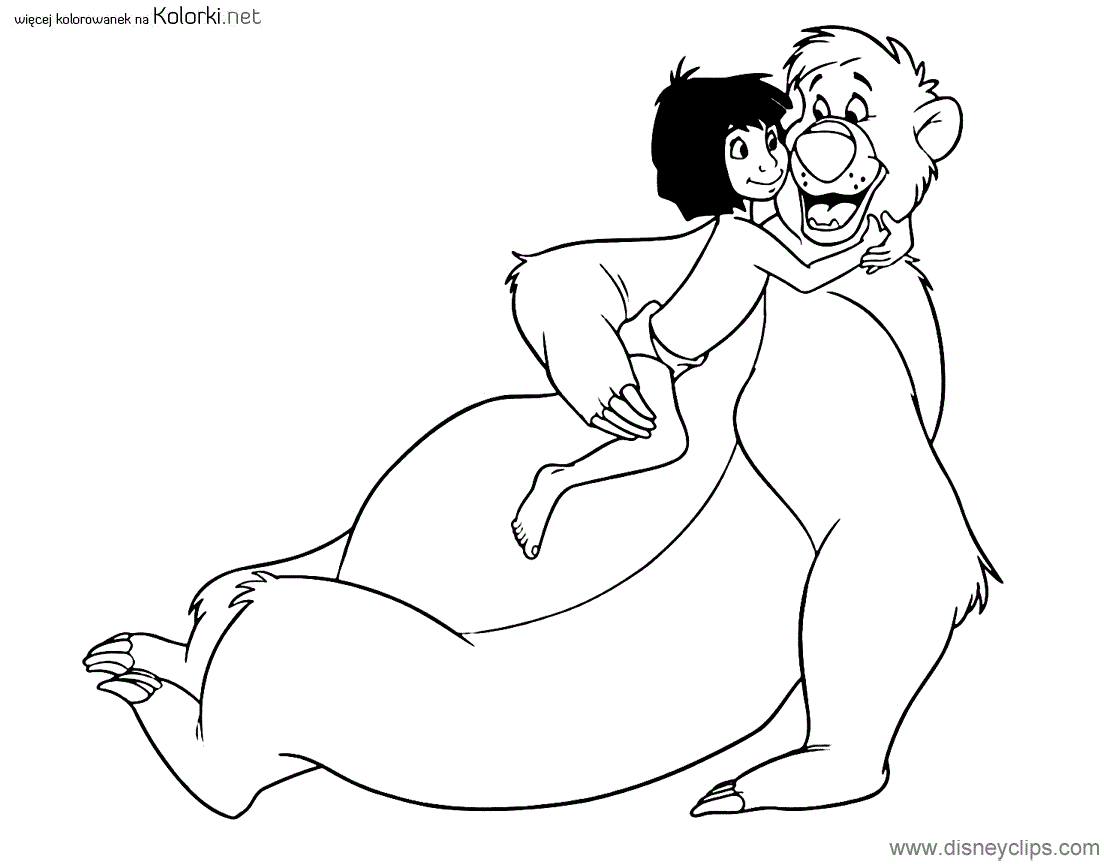 baloo, księga dżungli, mowgli