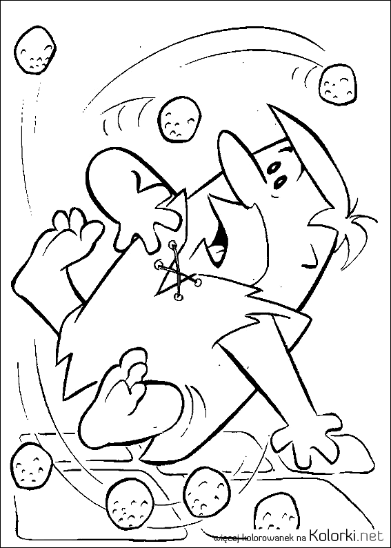 Barney, piłki, wypadek, niezdara