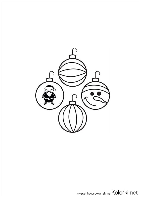 bombki, choinka, święta, mikołaj, bałwanek