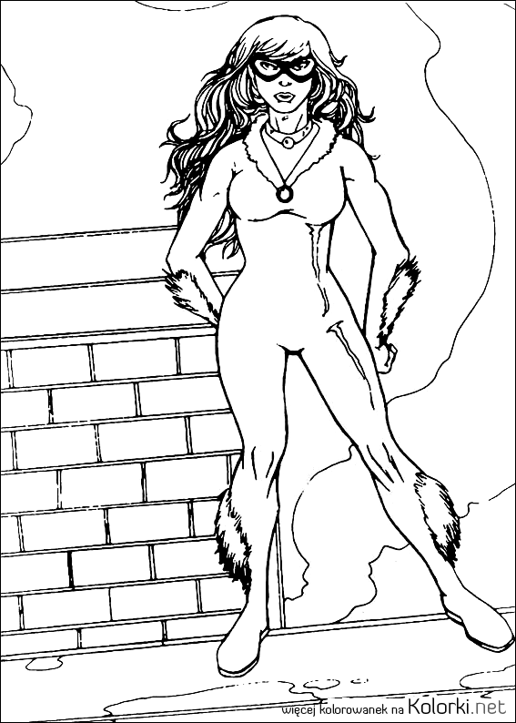 dziewczyna, kobieta, Spiderman