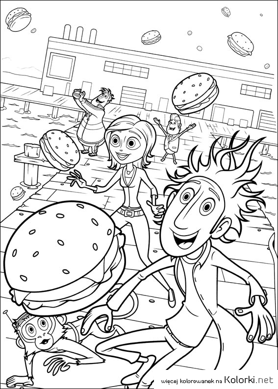 Klopsiki i inne zjawiska pogodowe, hamburgery