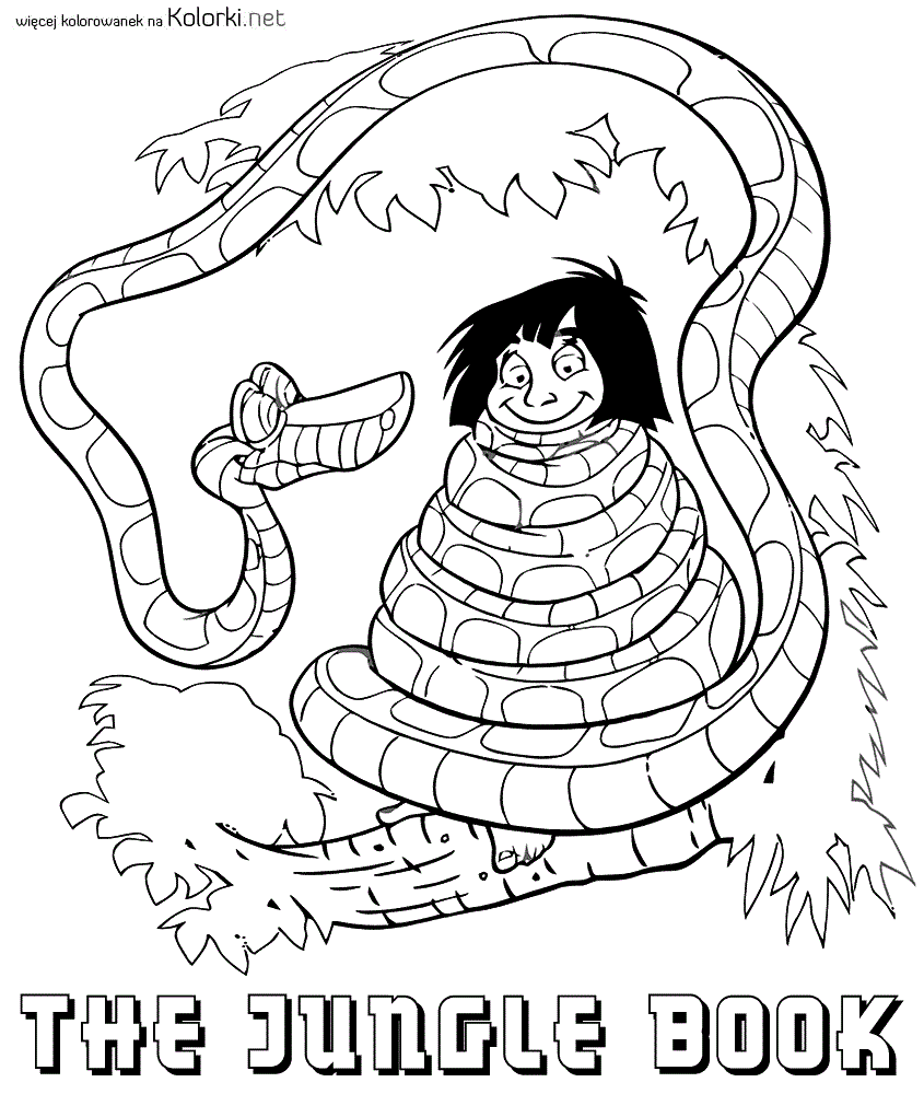 księga dżungli, wąż, kaa