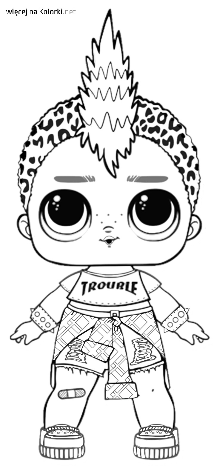 lol, lol surprise, irokez, punk