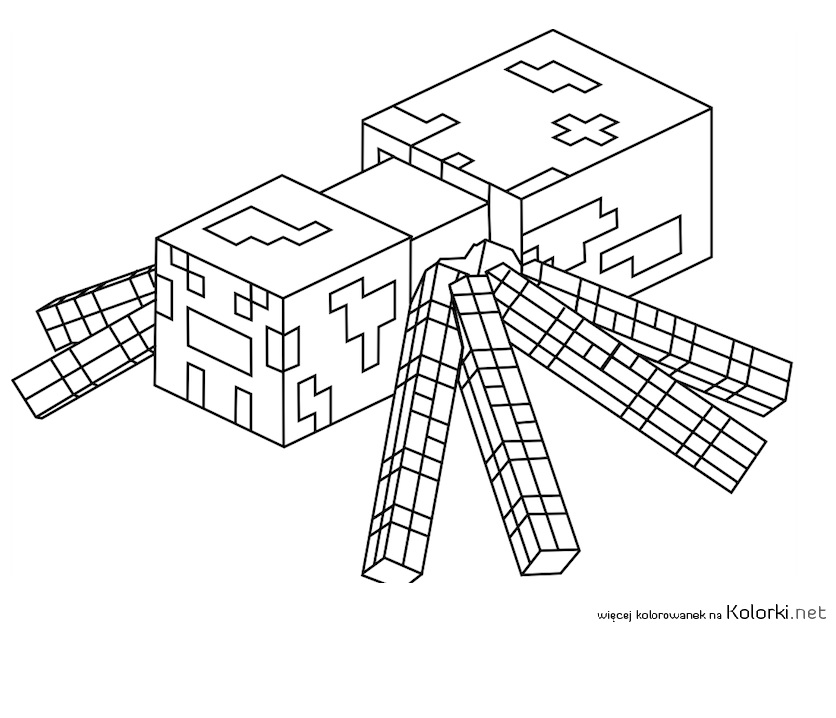 minecraft pająk