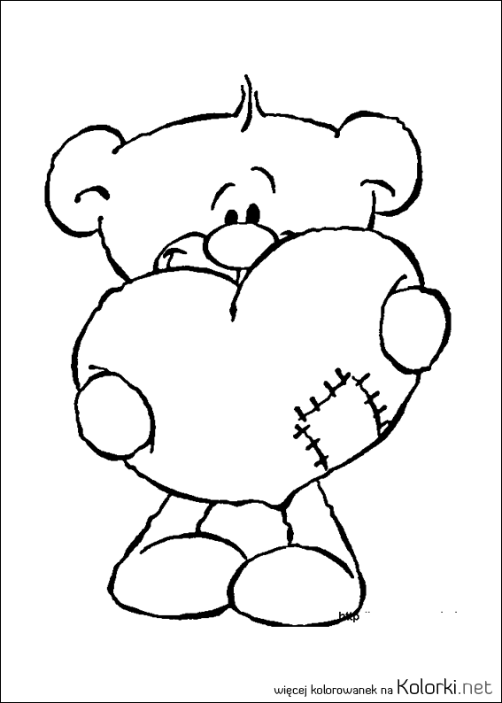 miś, serce, walentynki, pluszak