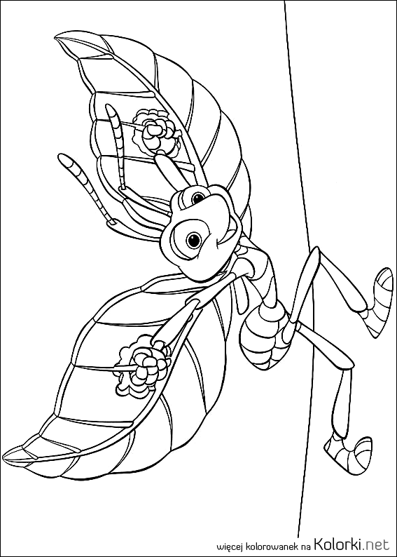 mrówka, Flik, latanie, lot, liście