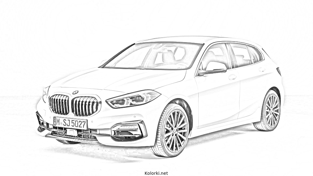 samochód, bmw 1