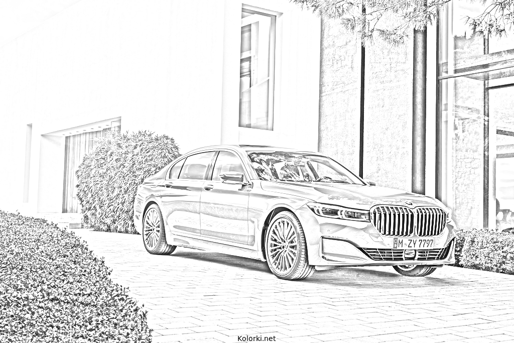 samochód, bmw 7