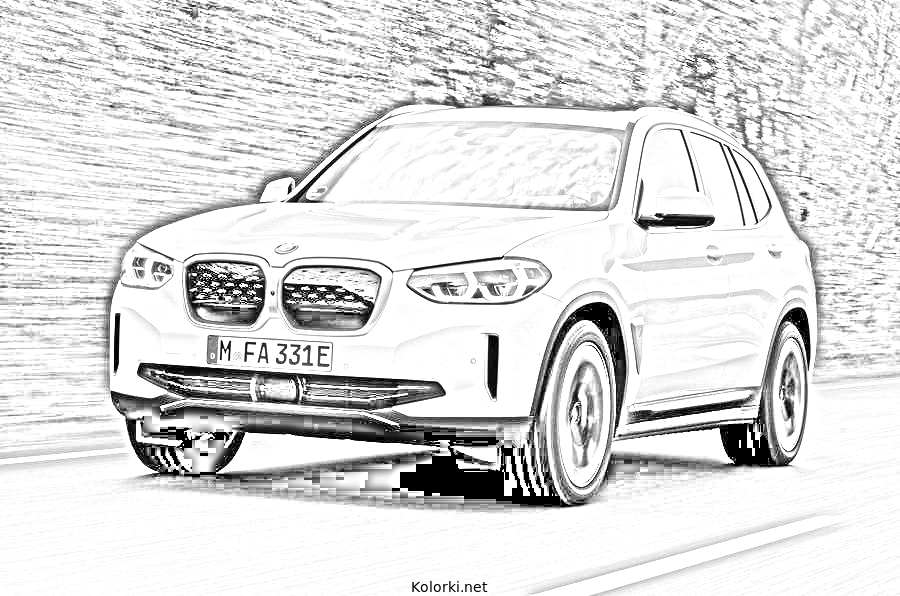 samochód, bmw ix3