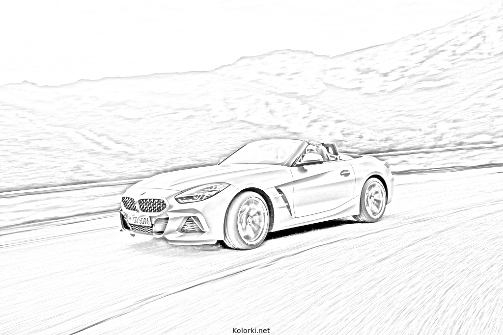 samochód, bmw z4