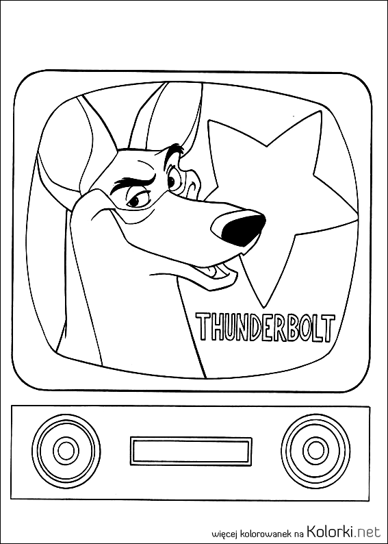 telewizor, wilk, gwiazda