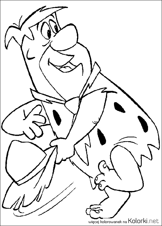 zabawa, Flinstonowie, Fred, kapelusz